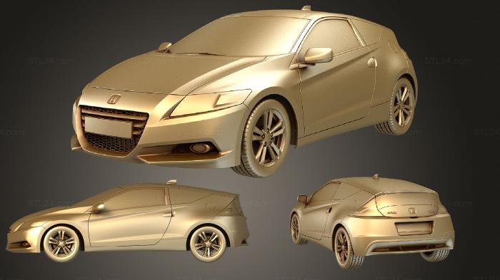 Автомобили и транспорт (Honda CR Z, CARS_1846) 3D модель для ЧПУ станка